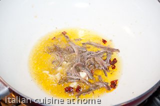 anchovies orecchiette