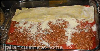 cooking lasagna bolognese